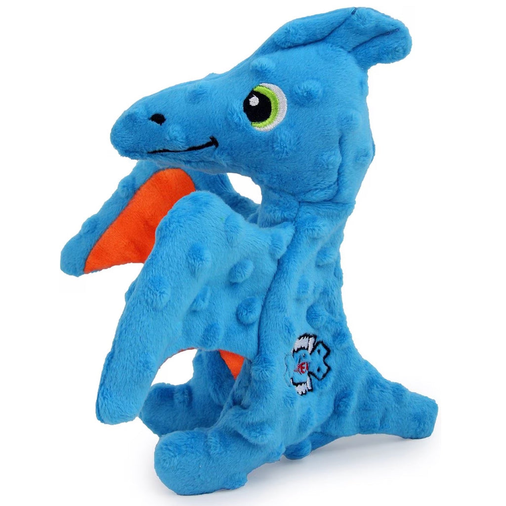 My T-Rex - Squeaky Dog Toys - Peter The Mini Pterodactyl Plush Dog Toy with Crinkle Paper - S