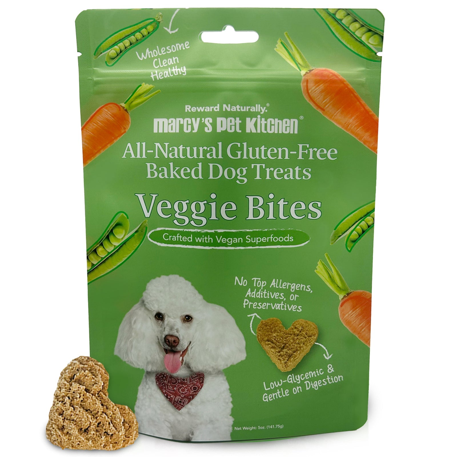 Marcy's Pet Kitchen-Vet Recommend- All Natural-Vegan Homemade,-Gluten Free-Chicken Free-for Sensitive Stomachs-Made in The USA Only