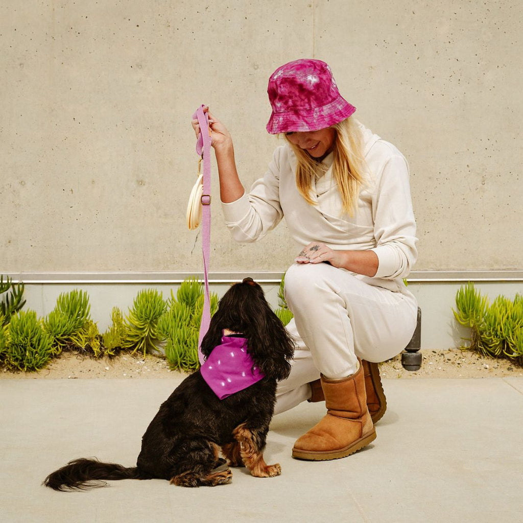 Tilley + Me Hemp Cotton Dog Leash - Durable, Sustainable, Adjustable, Lightweight & Soft