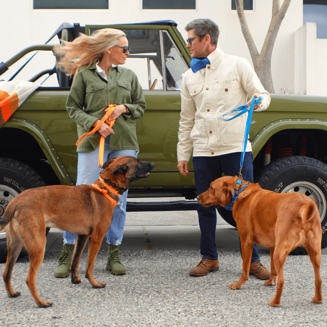 Tilley + Me Hemp Cotton Dog Leash - Durable, Sustainable, Adjustable, Lightweight & Soft