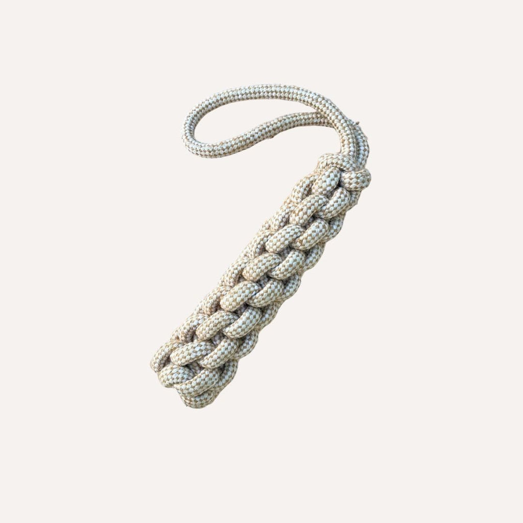 Tilley + Me Indestructible Hemp Rope Tug Toy - Sustainable and Non-Toxic Pet Toy