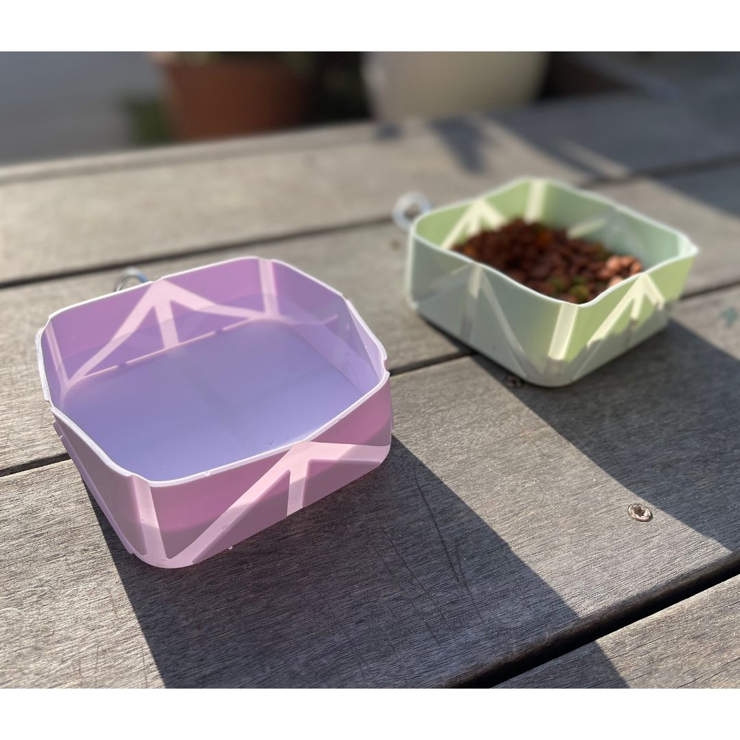 Tilley + Me Compact Foldable Pet Food & Water Bowl – Ideal for Travel